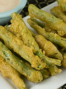 Fried Green Beans from Macheesmo