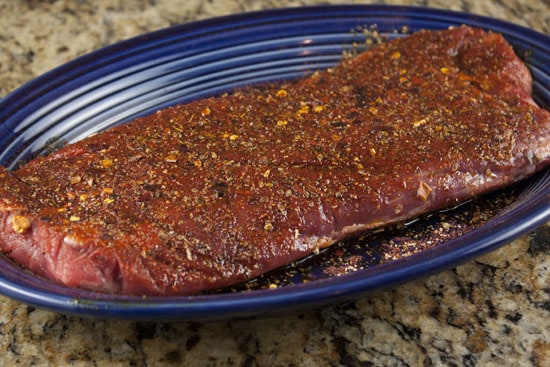 rested steak - Quick Carne Asada