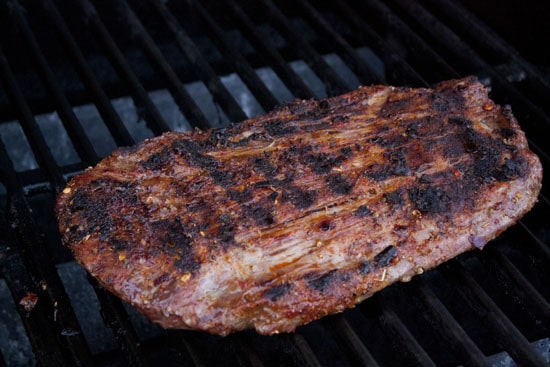 grilled steak for Quick Carne Asada