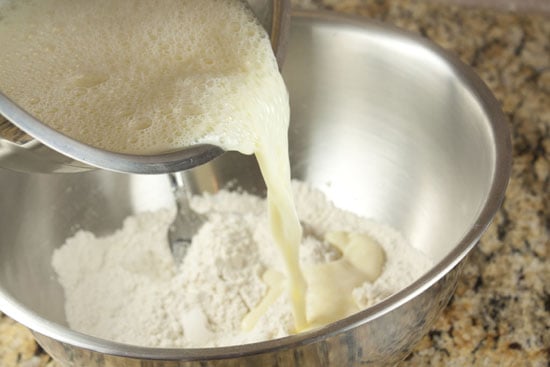 dry ingredients for Date and Honey Pancakes