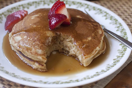 Brown Banana Pancakes recipe