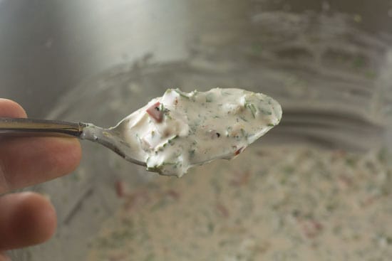 yogurt for Chimichurri Potato Salad
