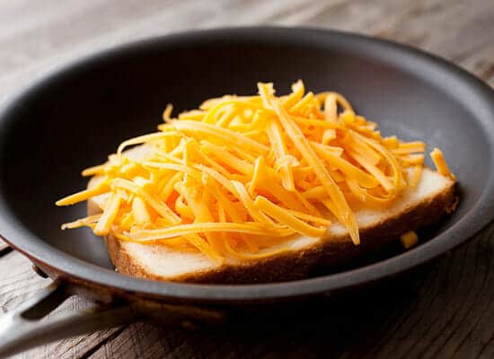 inside out grilled cheese.