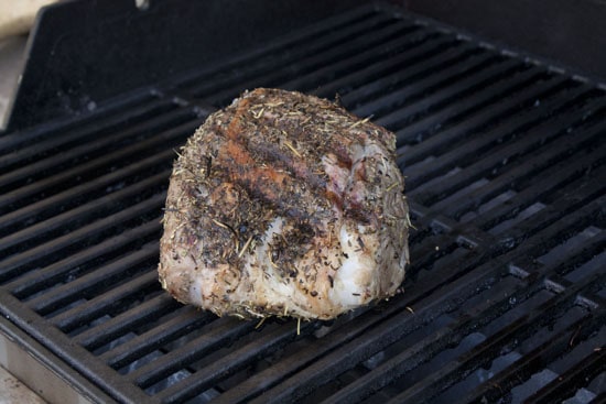 grilling - Grilled Leg of Lamb