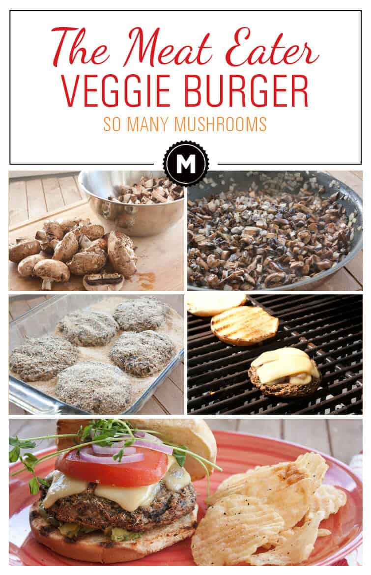 Vegetarian Mushroom Burger