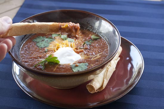 Chipotle Black Bean Soup recipe from Macheesmo