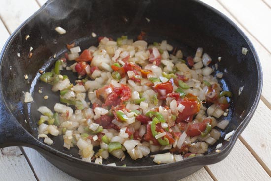 cooked veg - Sun Dried Tomato Fundido