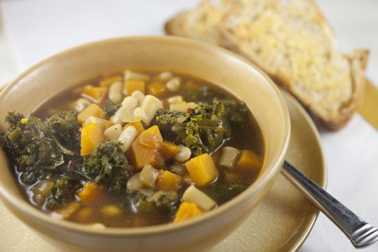 Squash and Kale Stew recipe from Macheesmo