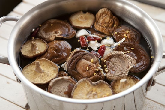 cooking broth for Dashi Ramen