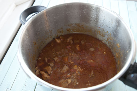 cooked Pork Vindaloo