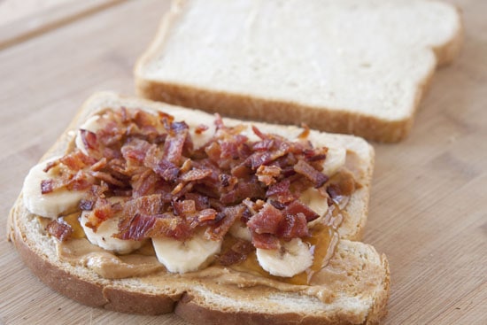 Pack on the ingredients. Peanut Butter Bacon Sandwiches