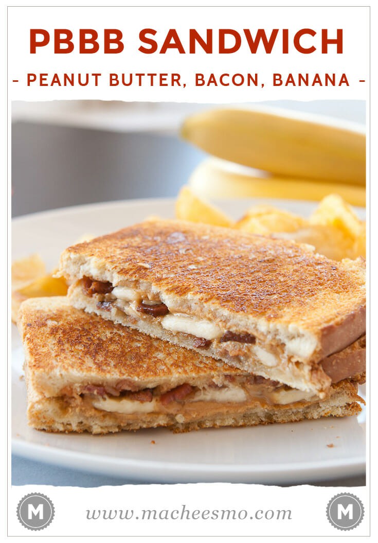 Peanut Butter Bacon Sandwiches: A savory peanut butter sandwich stuffed with bananas and crispy bacon and grilled to perfection. Be sure to check out the post for my sure-fire cooking technique for crispy bacon!