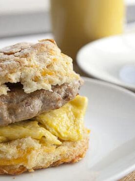 Sausage and Egg Biscuits - Sometimes it's important to slow down and these made-from-scratch sausage and egg sandwiches will make sure you enjoy breakfast. Plus, learn my tip for excellent homemade breakfast sausage!