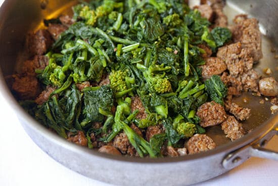 all together now - Broccoli Rabe Sausage Pasta