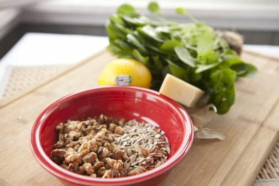 basics for Watercress Pesto