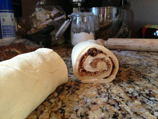 Campfire Cinnamon Rolls ready to pack