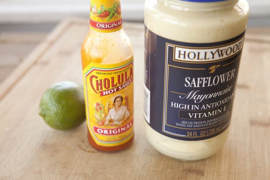 Sauce basics for Elote Dip.