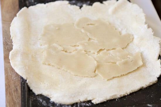 almond paste - Plum Galette