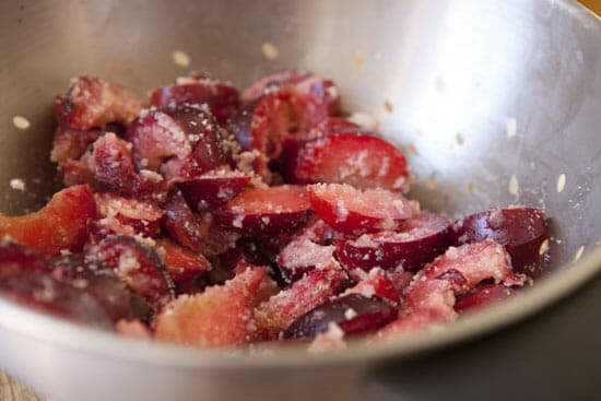 mixed filling for Plum Galette