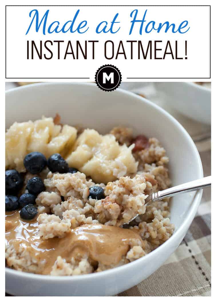 How to Make Instant Oatmeal for the week with steel-cut oats, dried fruit, and all the toppings. Please stop buying packets of ground up cardboard.