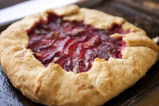 baked Plum Galette