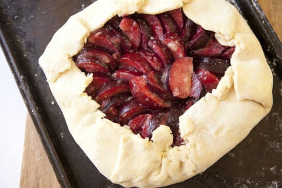 formed Plum Galette