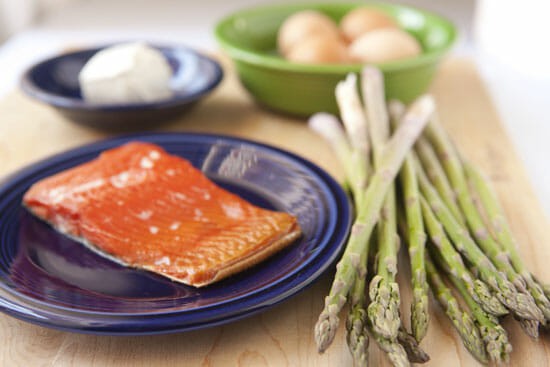 Lovely ingredients - Smoked Salmon Scrambled Eggs