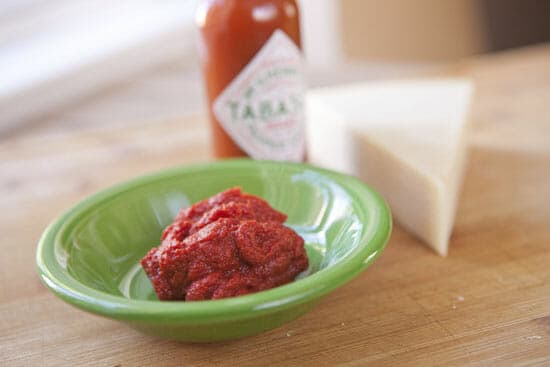 Three ingredients for Spicy Baked Parmesan Wings