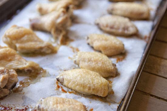 Doesn't get easier than that - Spicy Baked Parmesan Wings