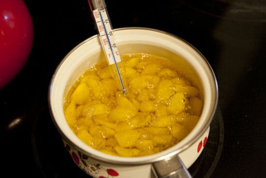 Cooking Garlic Confit