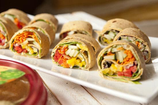 Veggie Pinwheels ~ Macheesmo