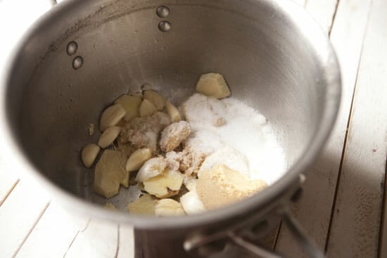 Starting the pot - Soy Braised Pork Shoulder