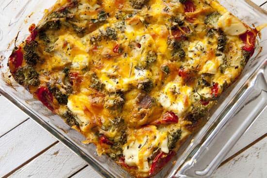 Overnight Vegetable Strata