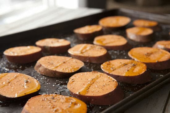 Season these nicely. - Sweet Potato Rounds