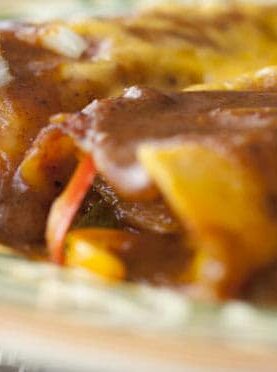Chili Gravy Enchiladas Recipe