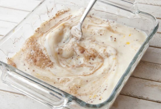 custard mix for Bagel French Toast