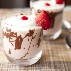 strawberry chocolate shake