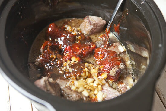 Starting slow cooker - Korean Beef Tacos