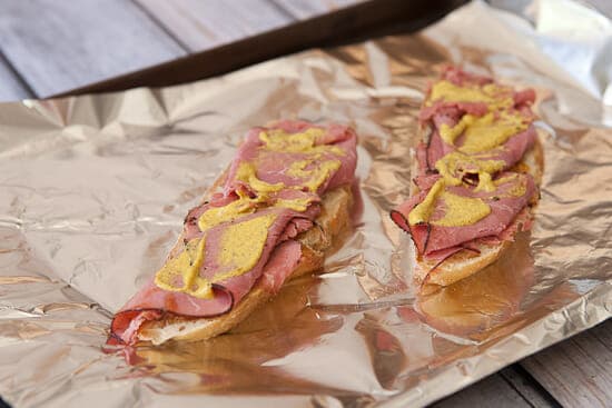 Go light on the mustard.