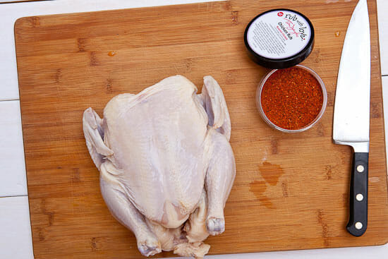 Bird prep. - Grilled Spatchcock Chicken