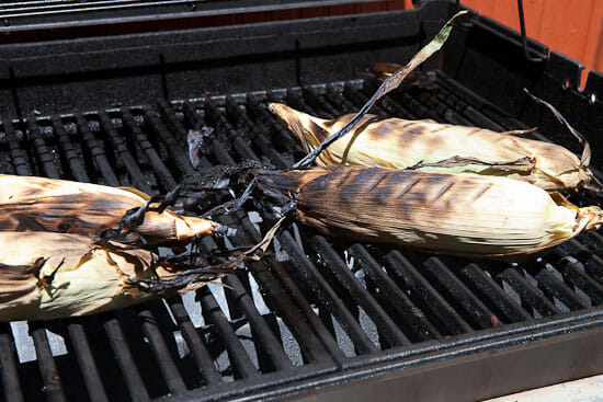 Corn on the grill - Grilled Mexican Corn