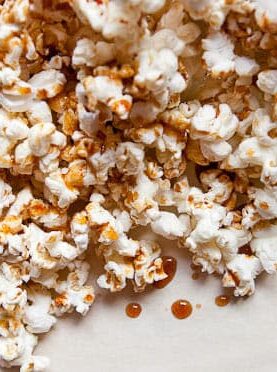 Spicy Maple Popcorn