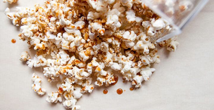 Spicy Maple Popcorn