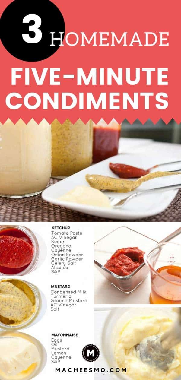 Three Homemade Condiments