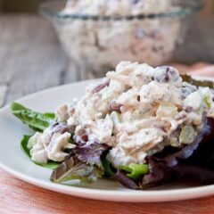 Crunchy Chicken Salad with Grapes