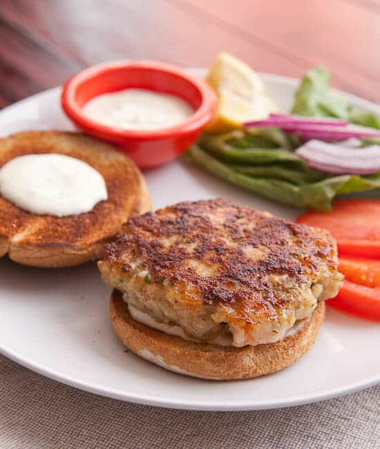 Homemade Shrimp Burger inspired by Provisions and Co.