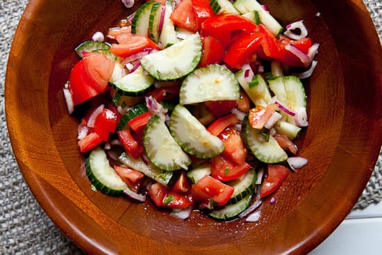 Greek Tomato Salad ~ Macheesmo