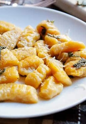 I'm not the best gnocchi maker in the world but these little pillowy dumplings are still delicious. They don't have to look good to taste good!