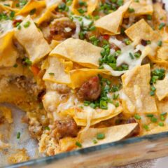 Sausage and Tortilla Breakfast Casserole