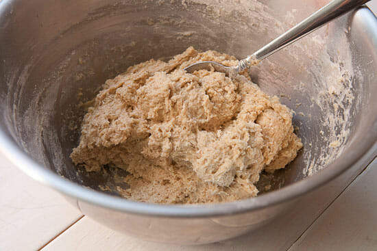 Sticky dough - yeast rolls from scratch